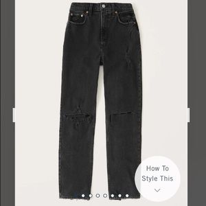 Abercrombie & Fitch The 90s Straight Ultra High Rise Jeans